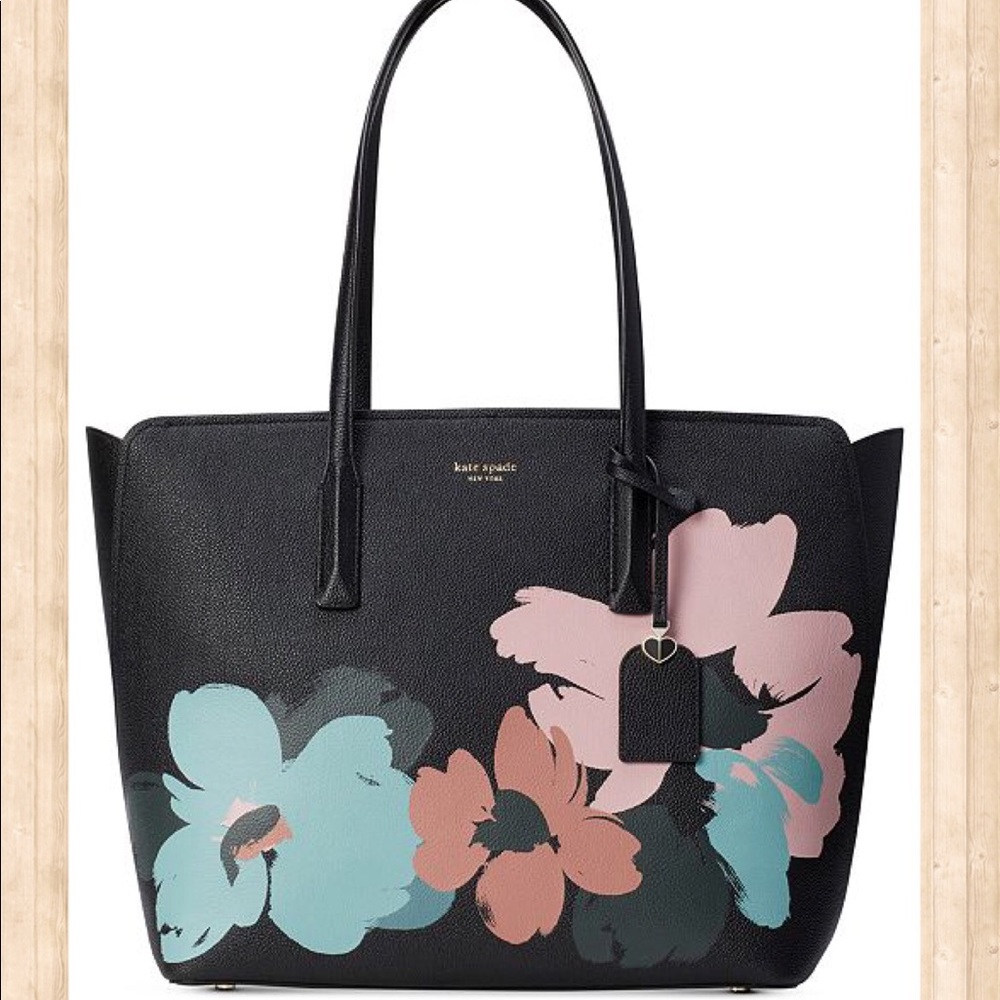 Kate Spade Margaux Bloom Leather Tote